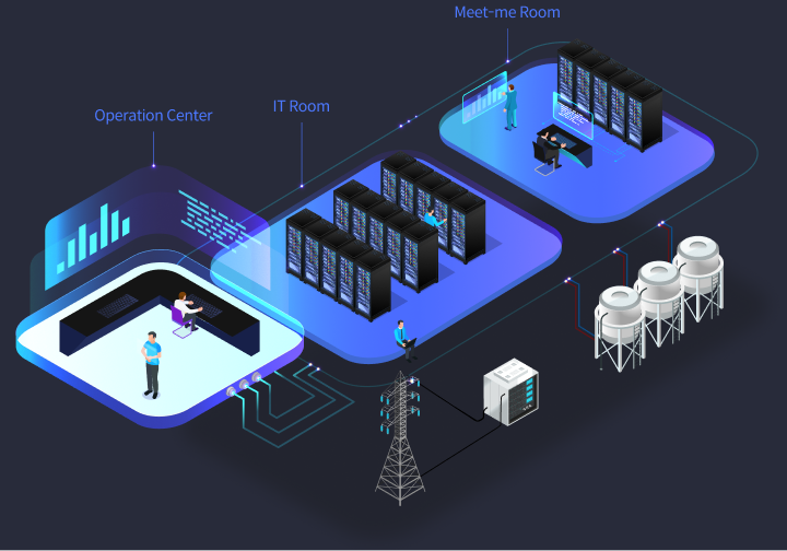 모바일 이미지[Operation Center / IT Room / Meet-me Room]